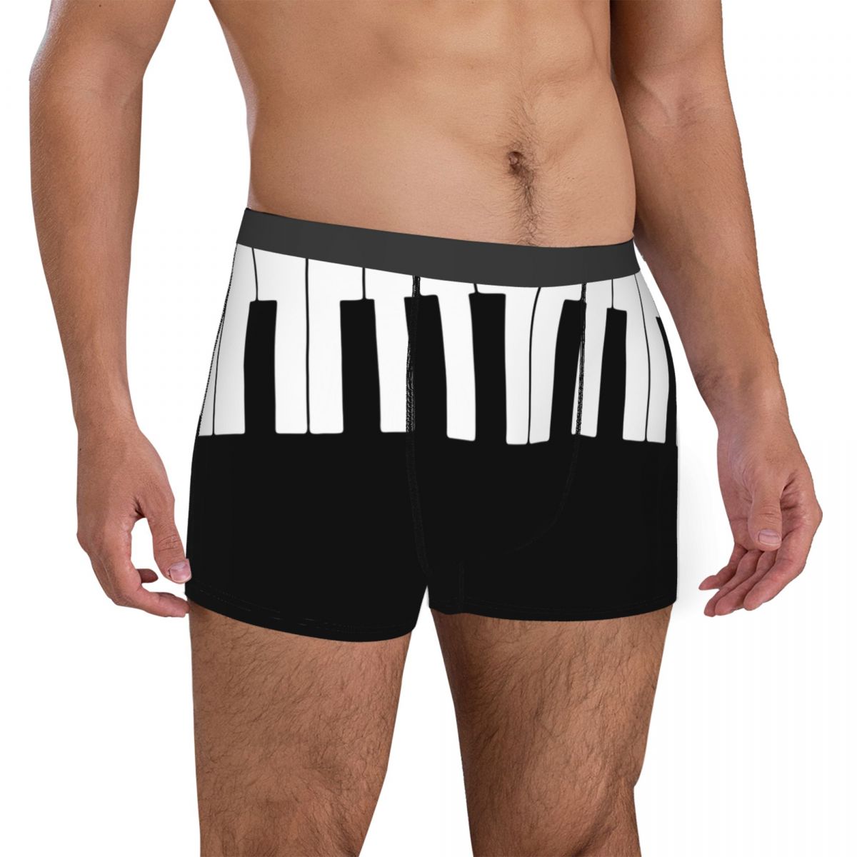 Piano Keyboard Boxer Briefs