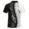 Piano Music Notes Polo Shirt