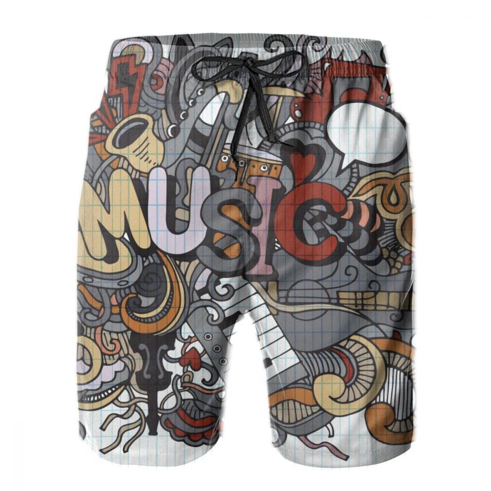 Music Notes/Doodles Men's Shorts