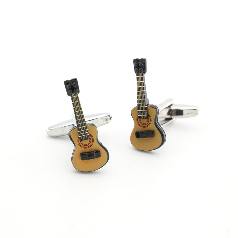 Acoustic Guitar Cufflinks