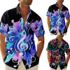 Men's Colorful Music Shirt