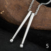 Stainless Steel Drummer Necklace