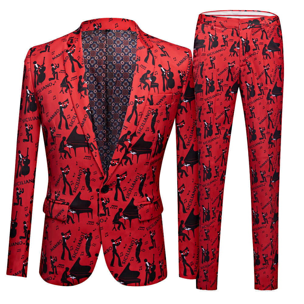 Red Musician Suits