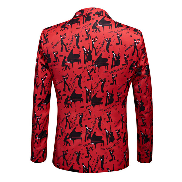 Red Musician Suits - Artistic Pod