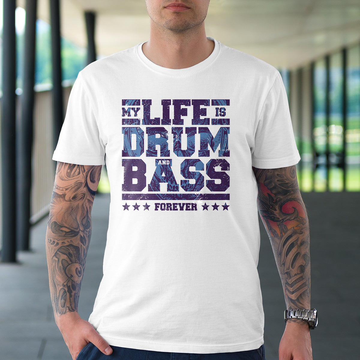 My Life is Drum and Bass Forever T-shirt