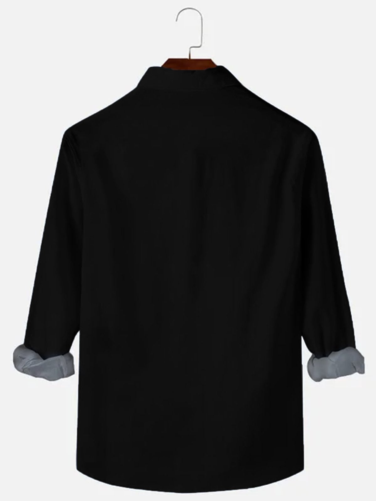 Black Music Note Casual Shirt