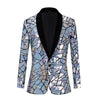 Laser Irregular Sequin Blazer