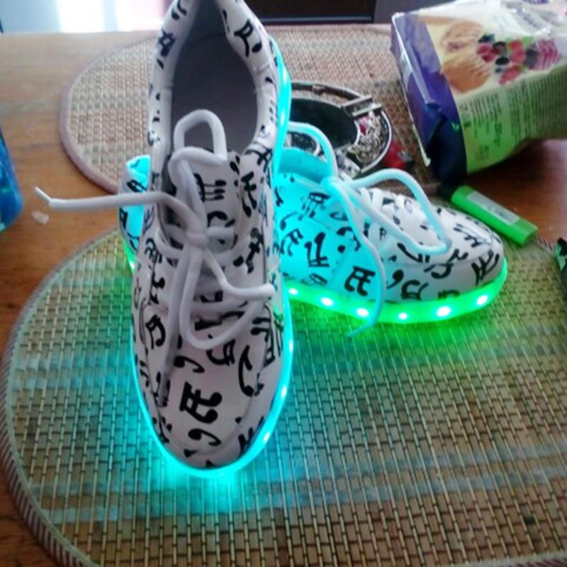 Musical Note LED Shoes - Artistic Pod