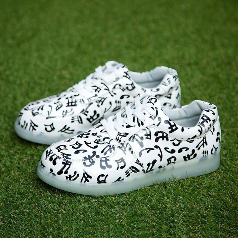 Musical Note LED Shoes - Artistic Pod