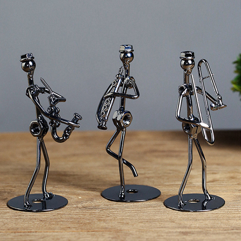 Metal Musician Figurine