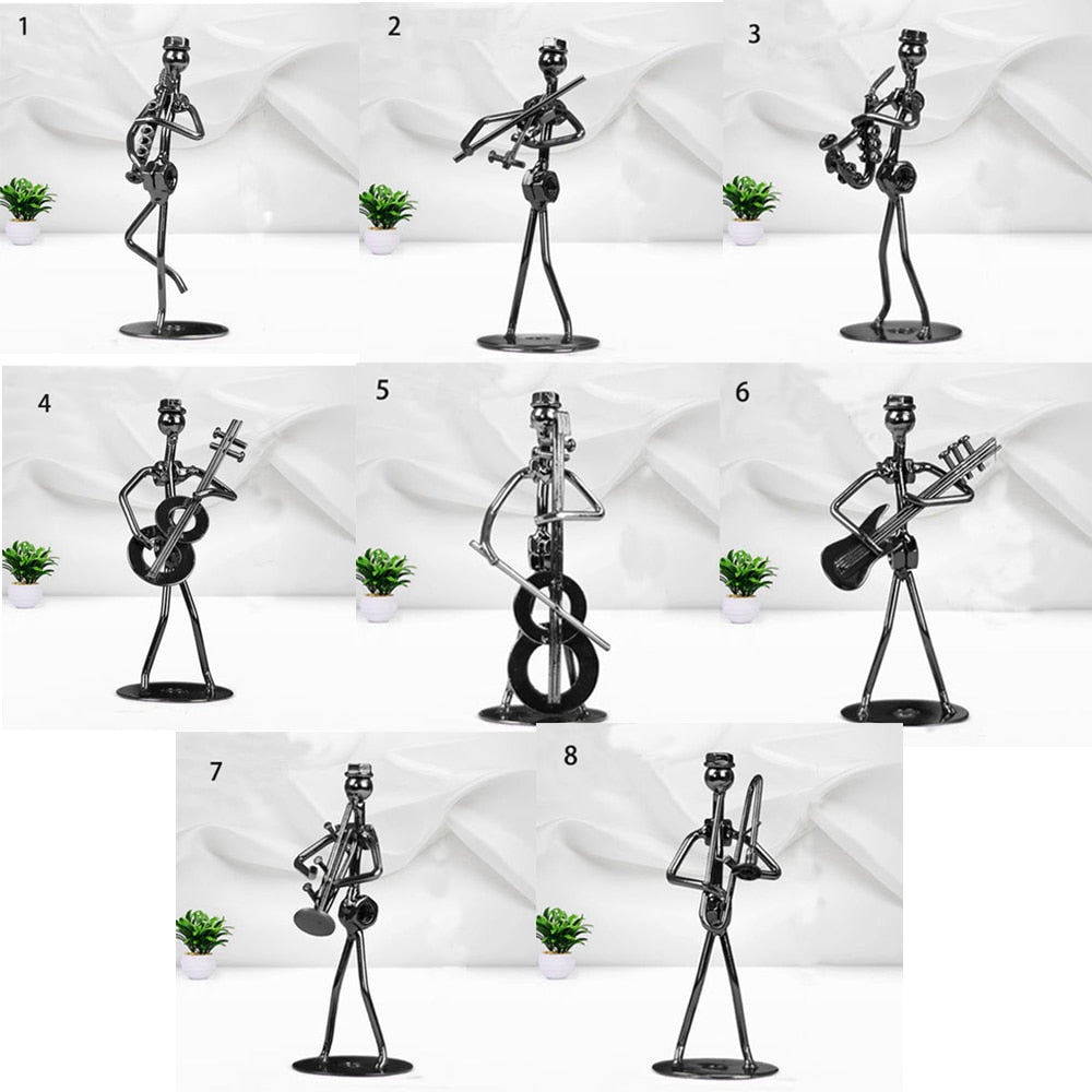 Metal Musician Figurine