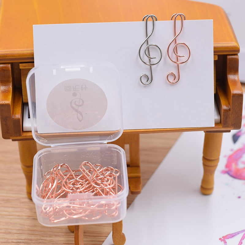 Music Treble Clef Paper Clip