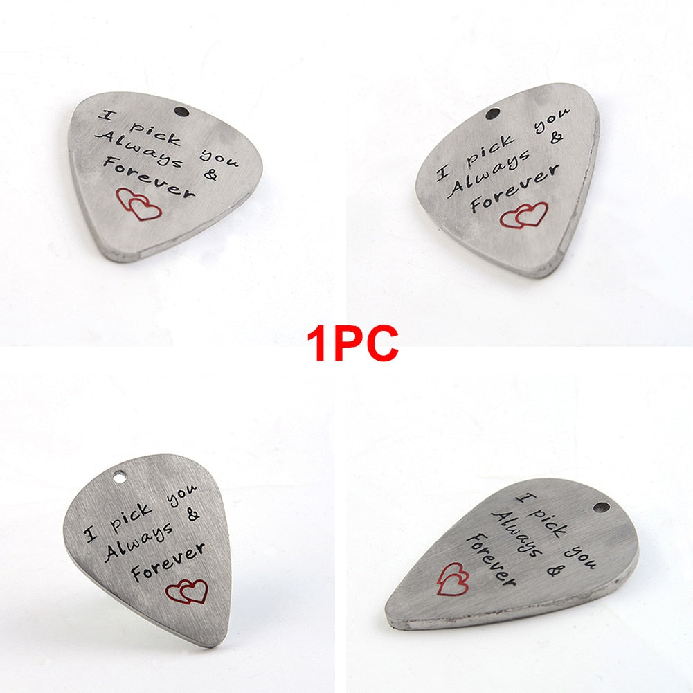 Free - Love Guitar Pick Pendant