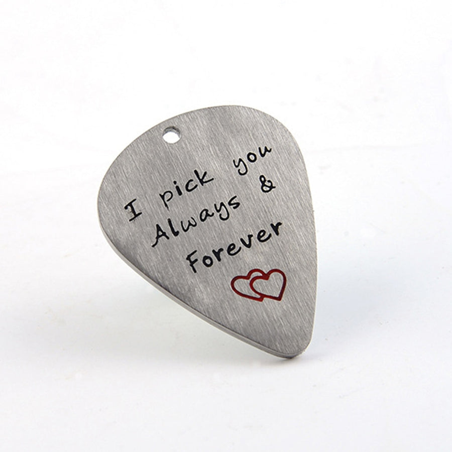 Free - Love Guitar Pick Pendant