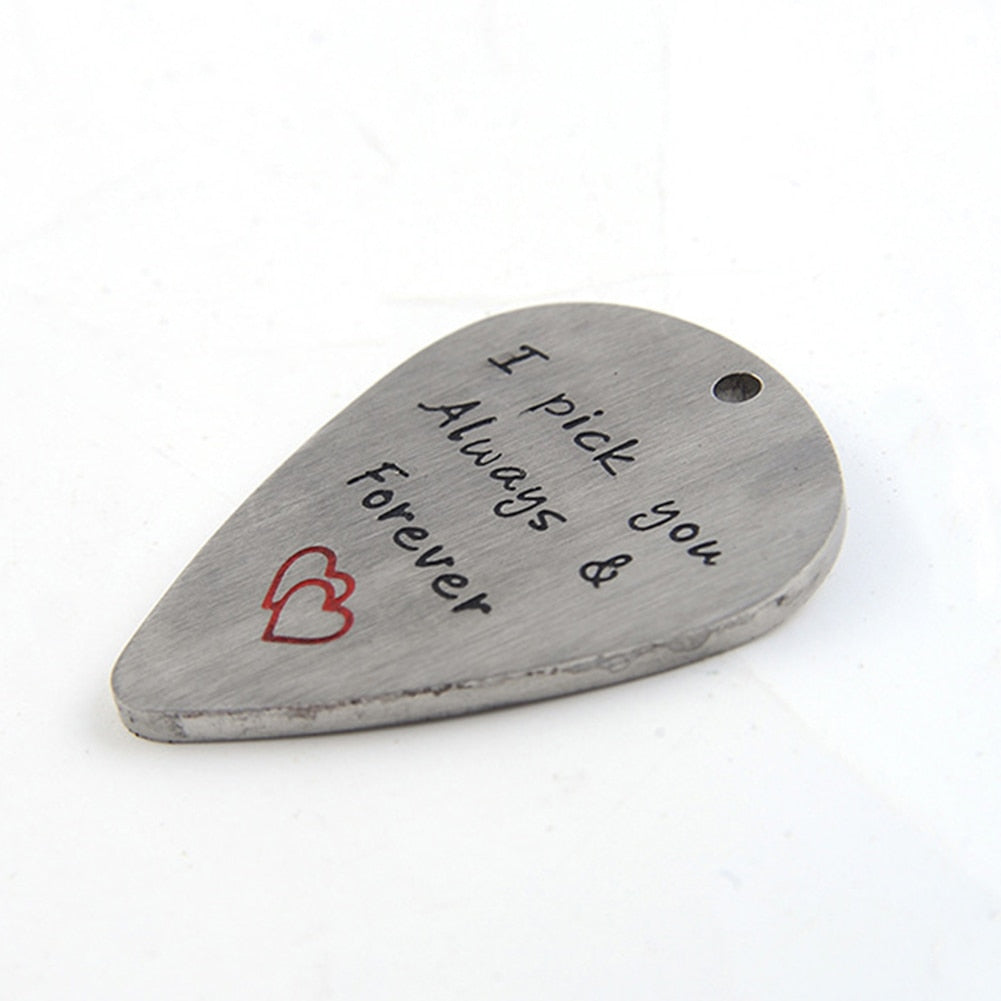 Free - Love Guitar Pick Pendant