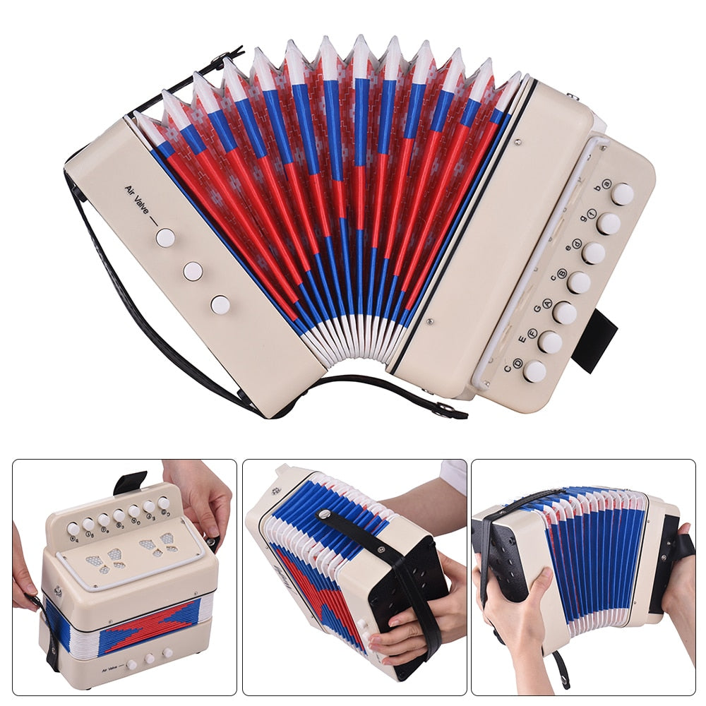Mini 10 Buttons Kid's Accordion