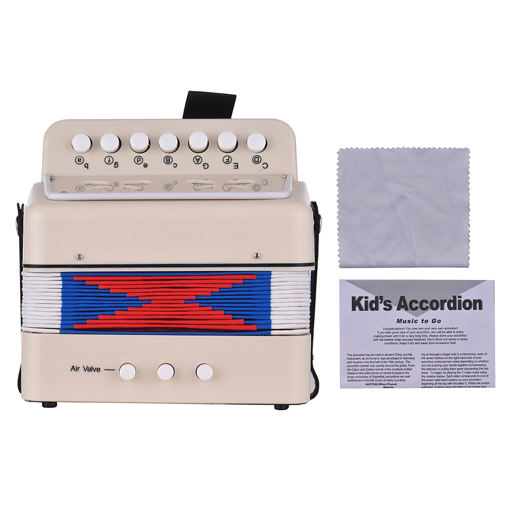 Mini 10 Buttons Kid's Accordion