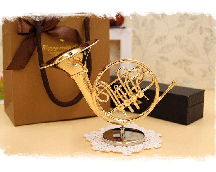 Mini French Horn Model Miniature