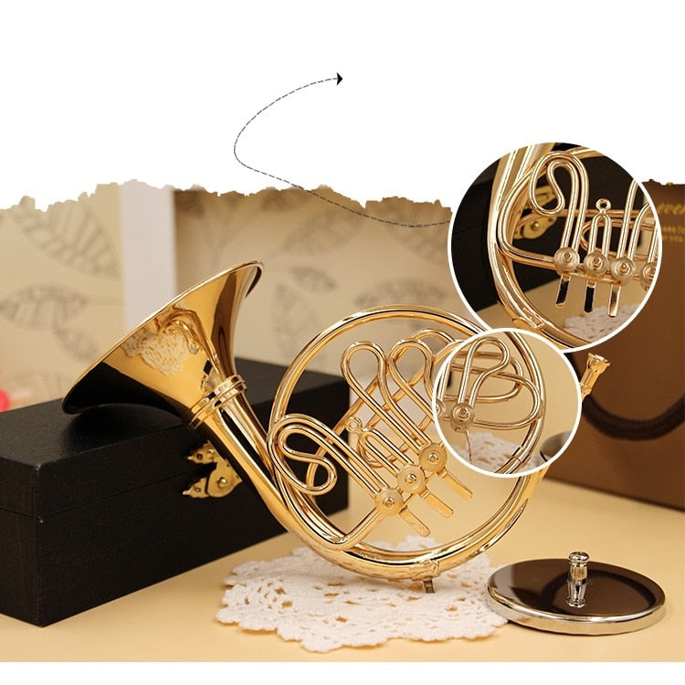 Mini French Horn Model Miniature