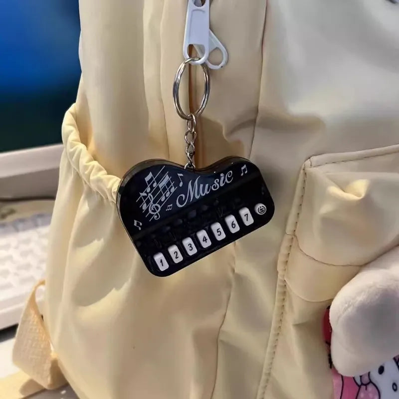 Mini Music Electronic Piano Keychain