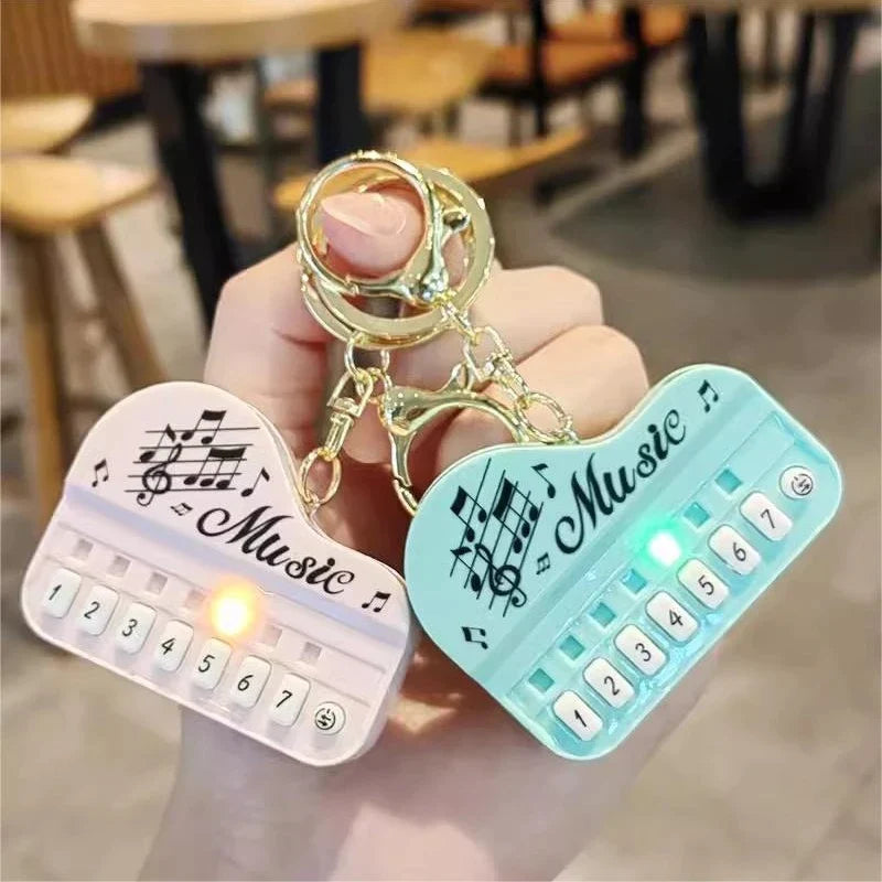Mini Music Electronic Piano Keychain