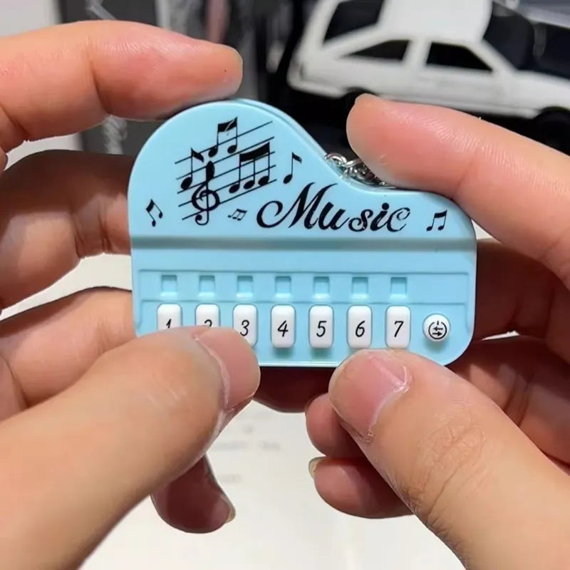 Mini Music Electronic Piano Keychain