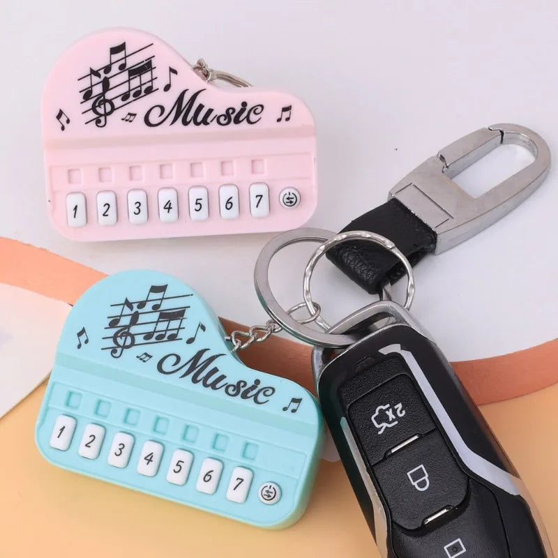 Mini Music Electronic Piano Keychain