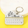 Mini Electronic Piano Keychain Toy