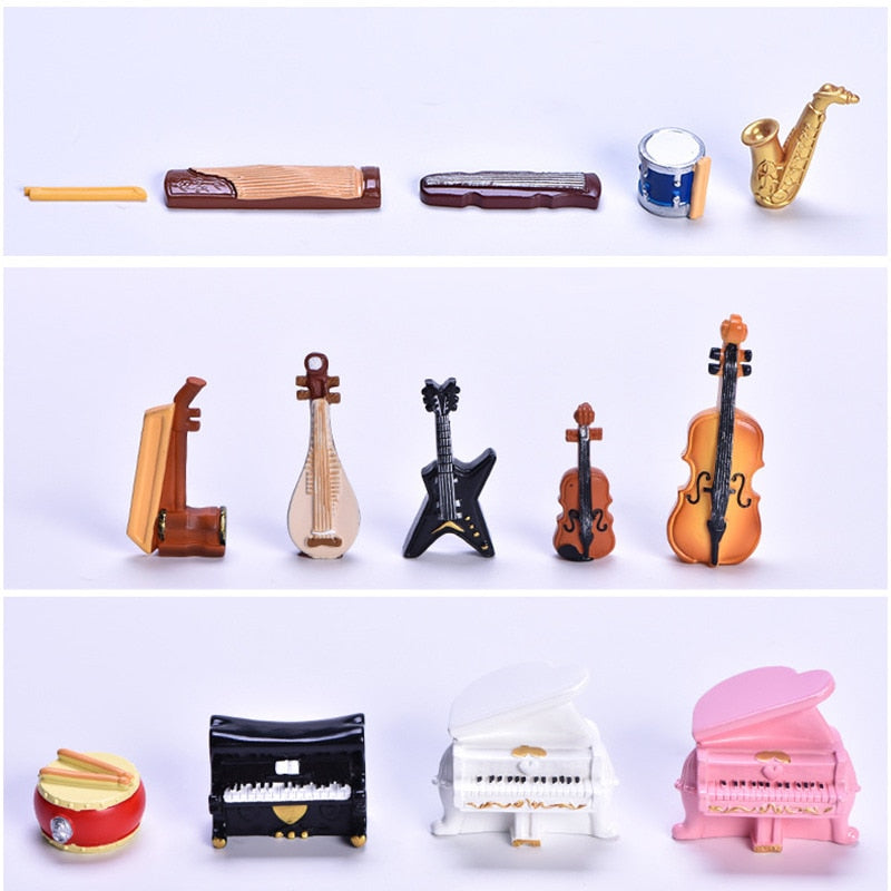 Mini Playable Instruments Musical Instruments Craft Miniature - Artistic Pod