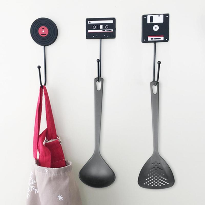 Retro Tape Vinyl Record Wall Hook