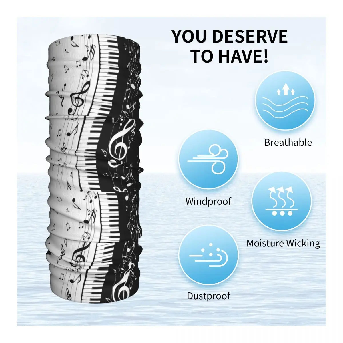 Minimalistic Piano Bandana