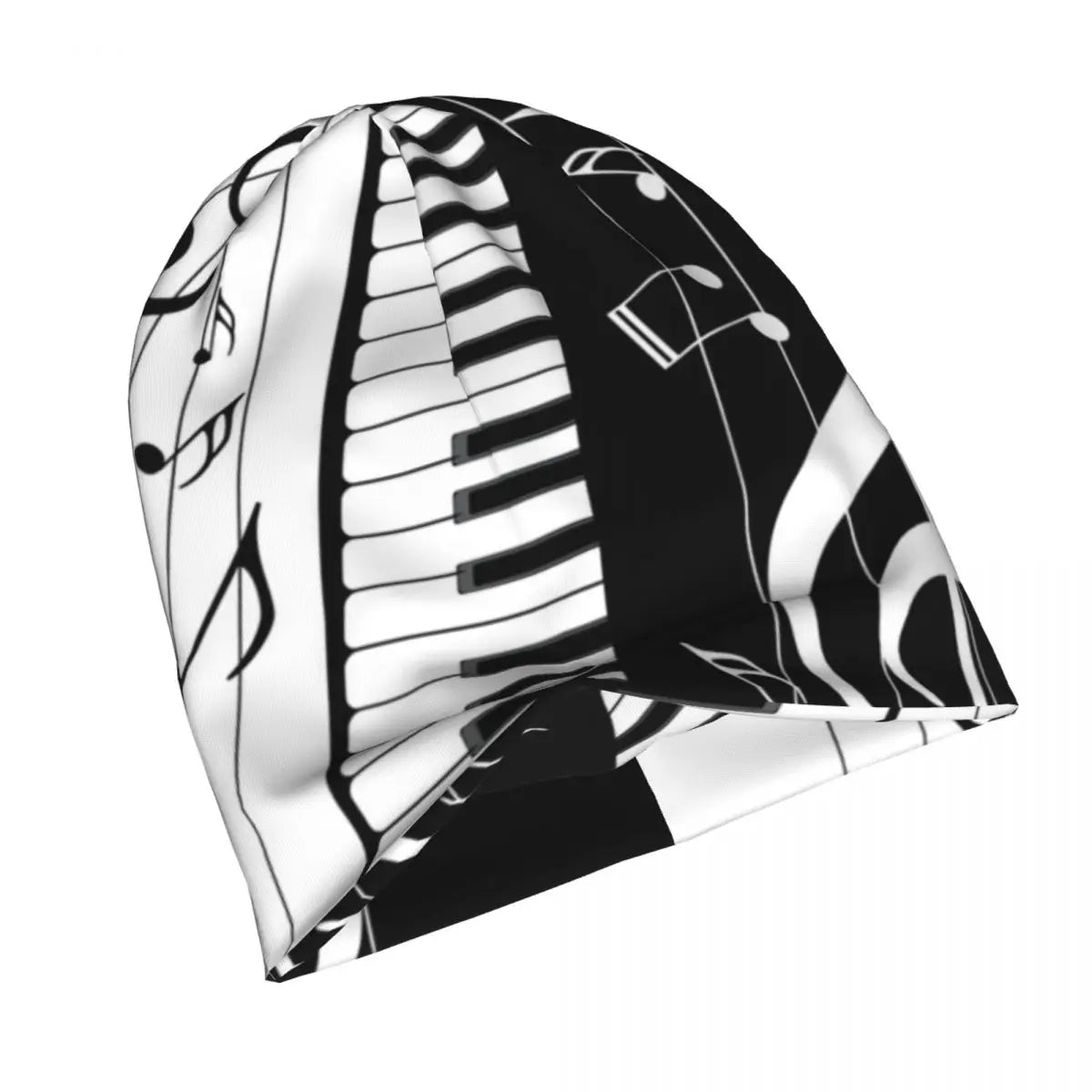 Classic Piano Music Clef Beanie