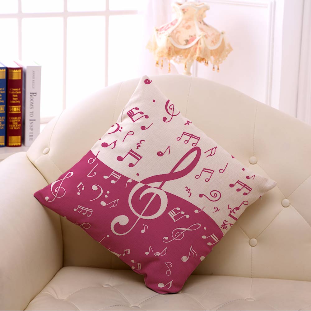 Fashionable Music Note Pillow Case - { shop_name }} - Review