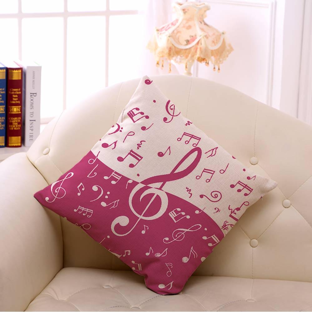 Free - Fashionable Music Note Pillowcase