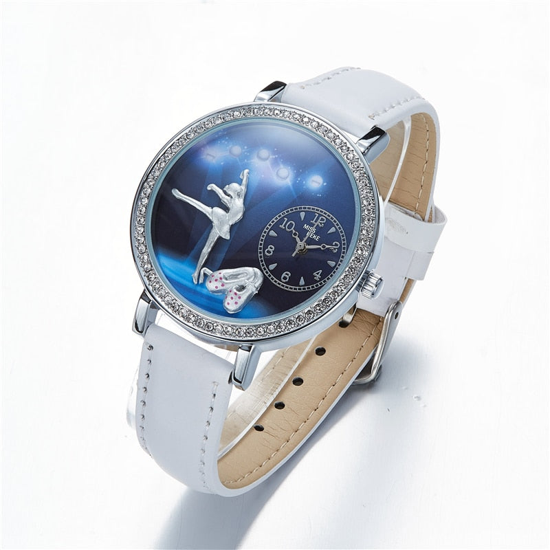 Silver Ballet Girl Watch