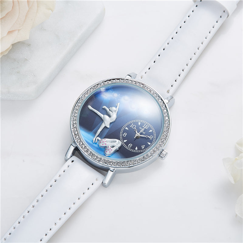Silver Ballet Girl Watch