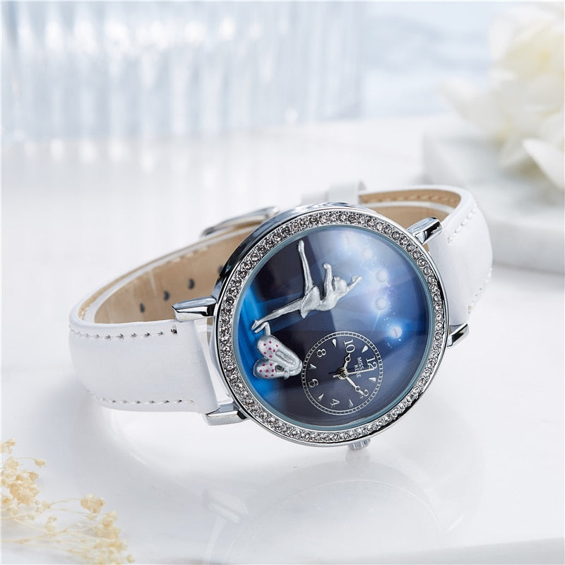 Silver Ballet Girl Watch