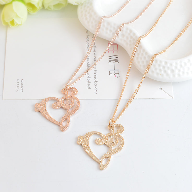 Free - Music Note Heart Necklace - Artistic Pod Review