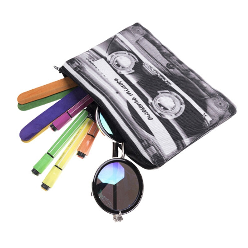 Free - Retro Cassette Makeup Bag