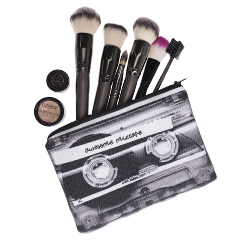 Free - Retro Cassette Makeup Bag