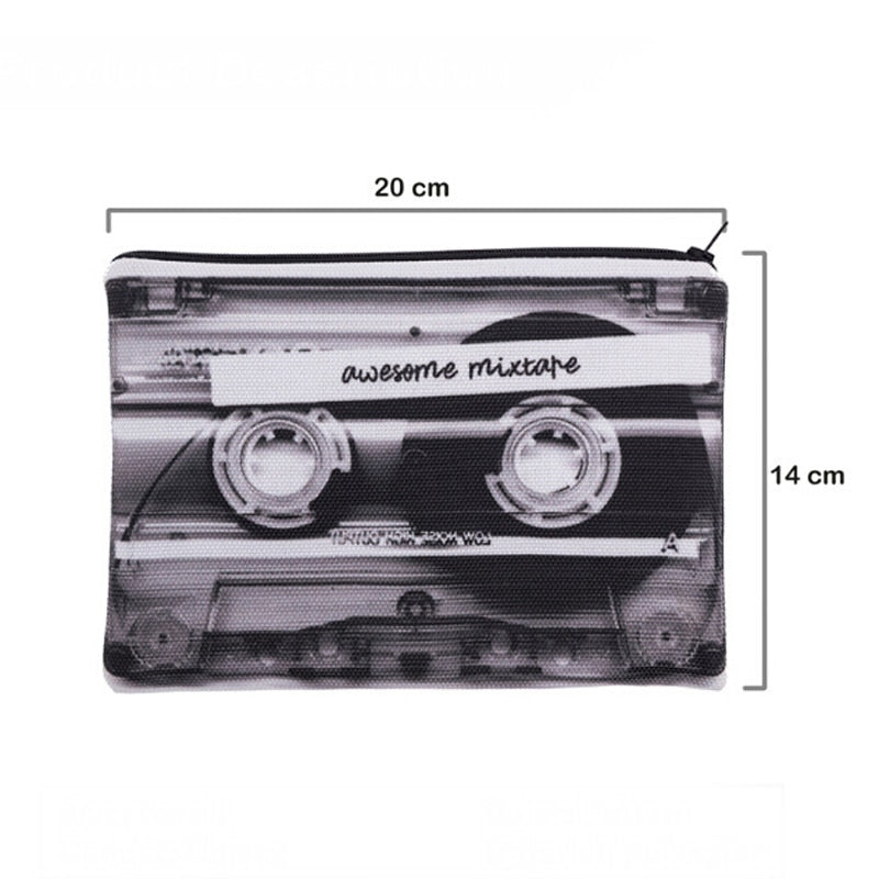 Free - Retro Cassette Makeup Bag