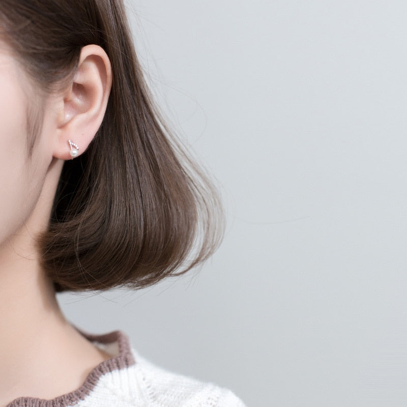 Music Quaver Clip On Earrings