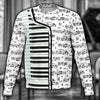 Piano Keys Music Notes Sweatshirt