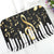 Golden Music Notes Piano keys Doormat