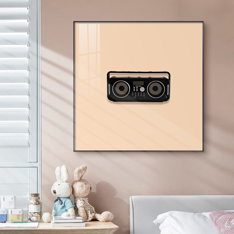 Modern Color Music Elements Wall Art