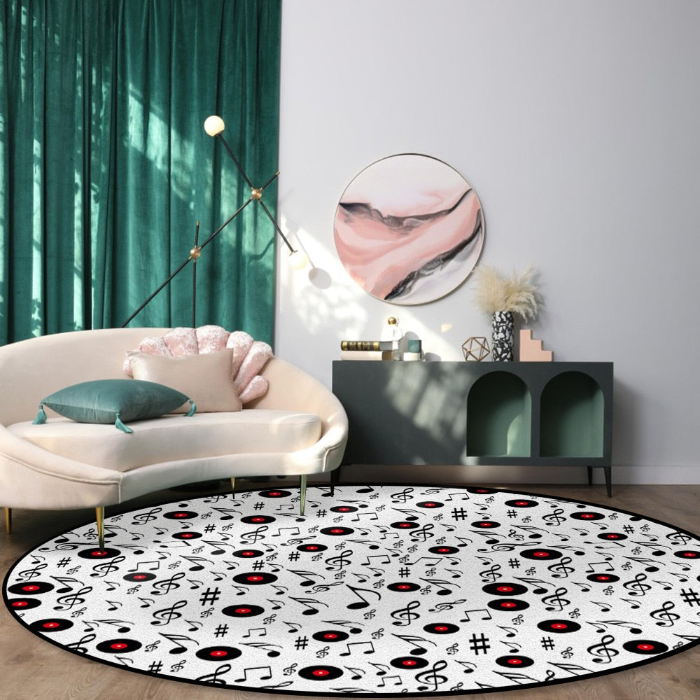 Modern Home Decorative Music Rug