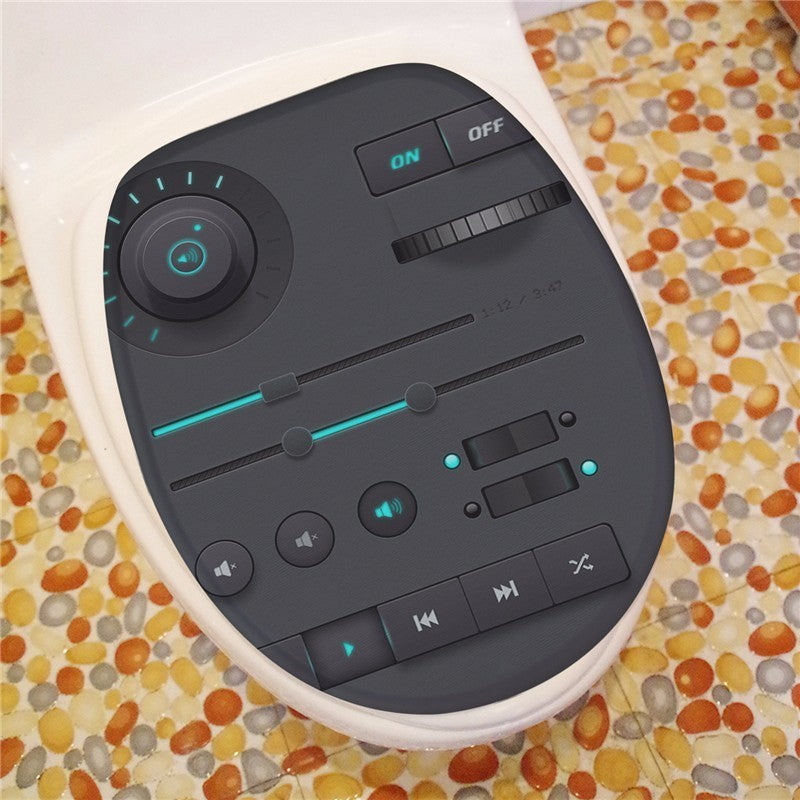 Music Note Toilet Mat Set