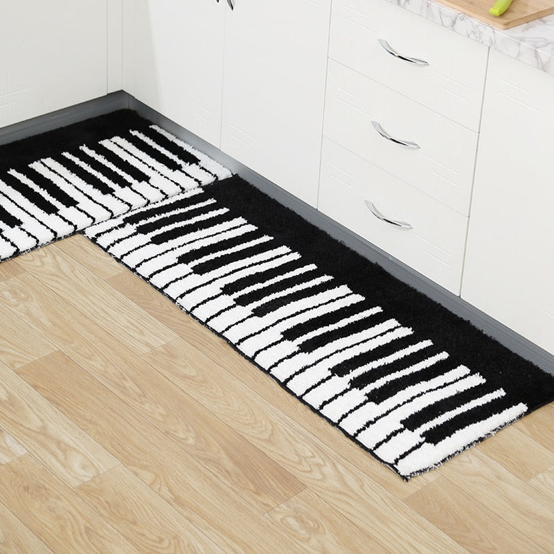Piano Key Soft Doormat