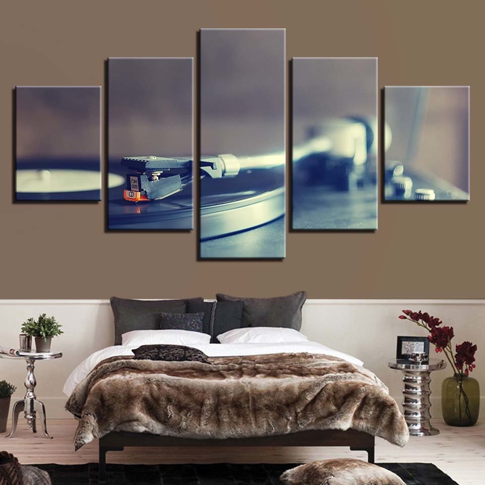 Vinyl Record Modular Canvas Wall Art