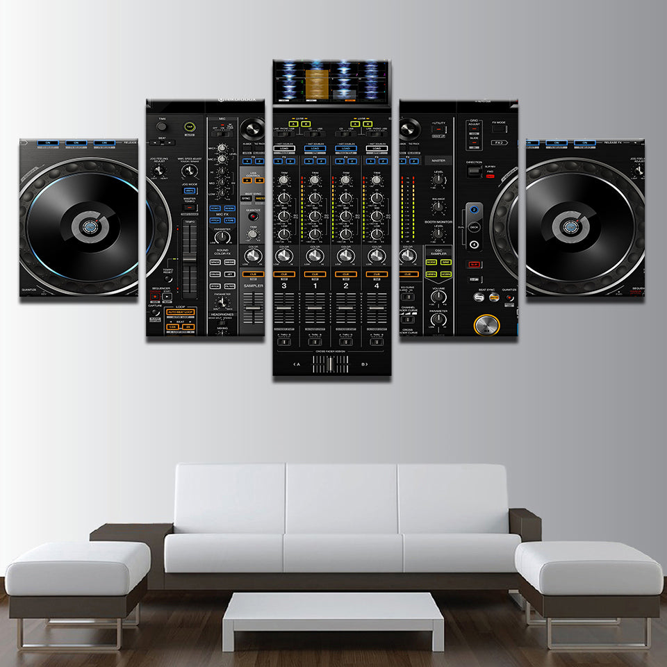 Music DJ Console Wall Art